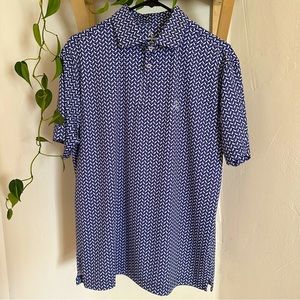 New Men’s Rhoback Golf Polo, Size M - Yellow Lab